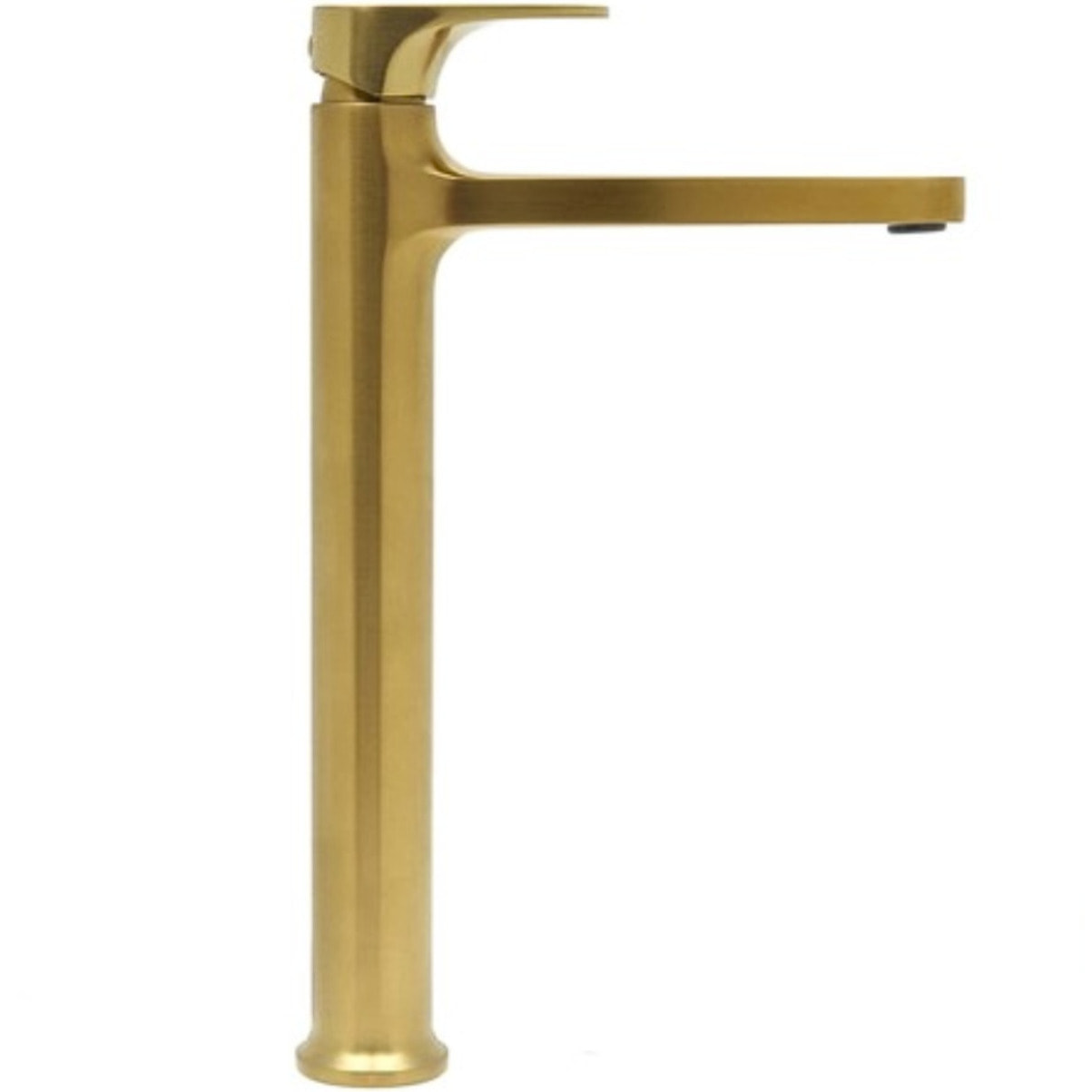 Dark set mitigeur lavabo XL + mitigeur cuisine Ceramia Timeless acier inoxydable, douchette extractible, or (SATTMLDA1285BG)