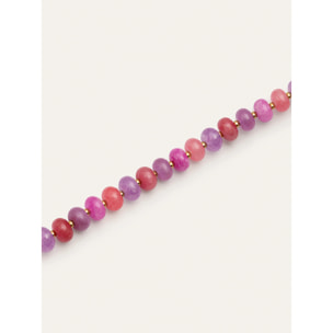 Collana Rosé Stones Acciao Placcato Oro