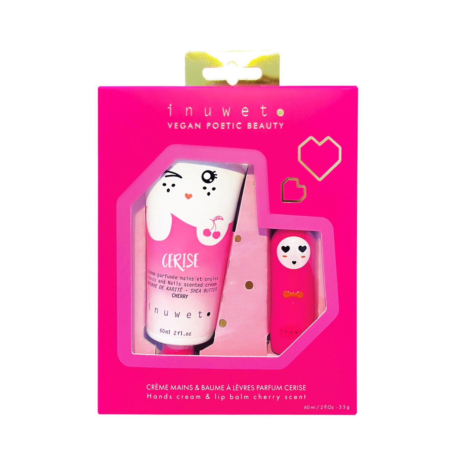 Wiz Cerise - Coffret Crème Mains 60 ml + Baume à Lèvres