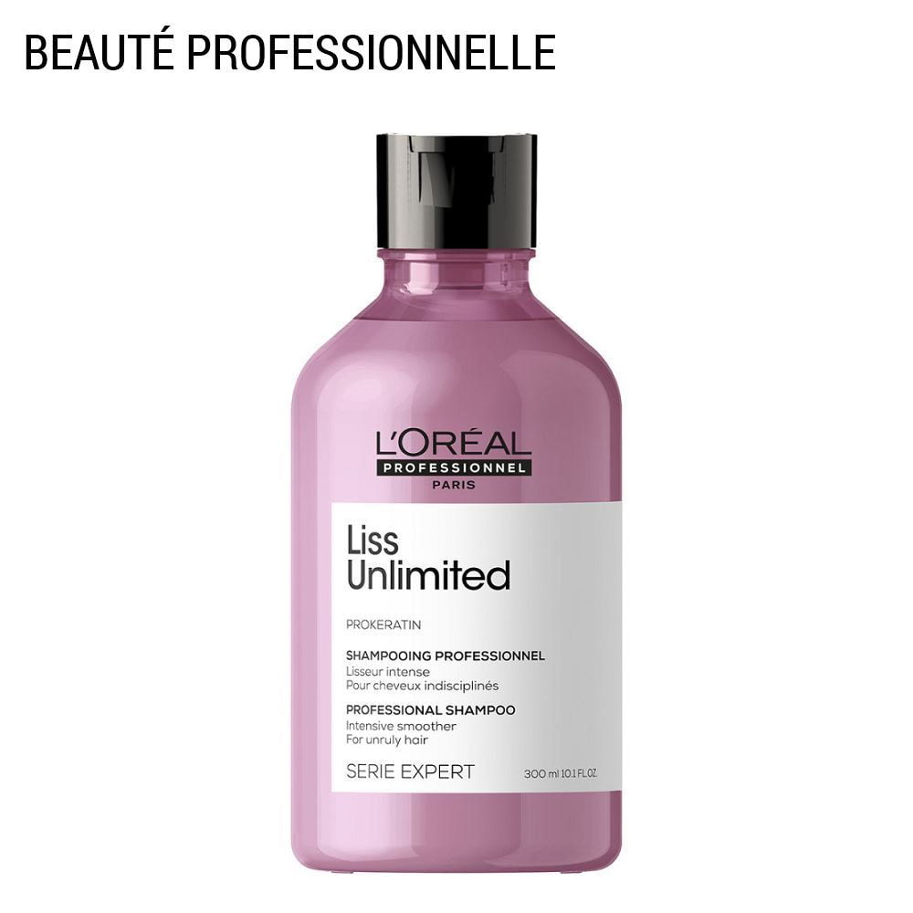 Série Expert Liss Unlimited - Shampoing pour cheveux indisciplinés ou lissés 300 ml