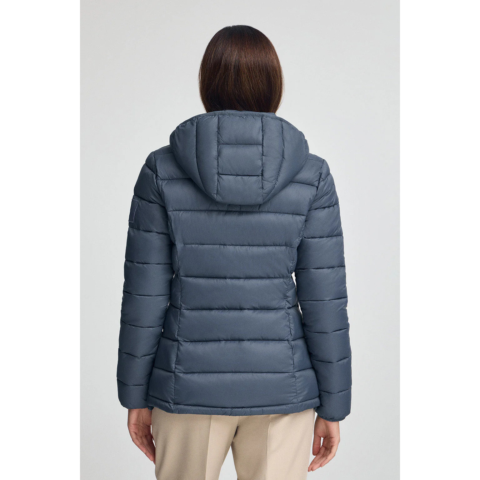 Chaqueta ultralight azul denim con logo Polo Club