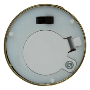 Lot de 4 bougies LED votives métal doré