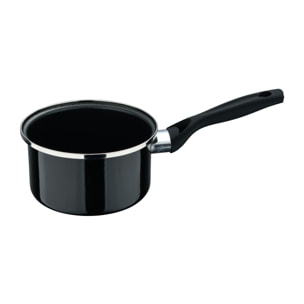 Cazo ø16 cm acero al carbono en color negro, antiadherente y resistente expert barcelona san ignacio