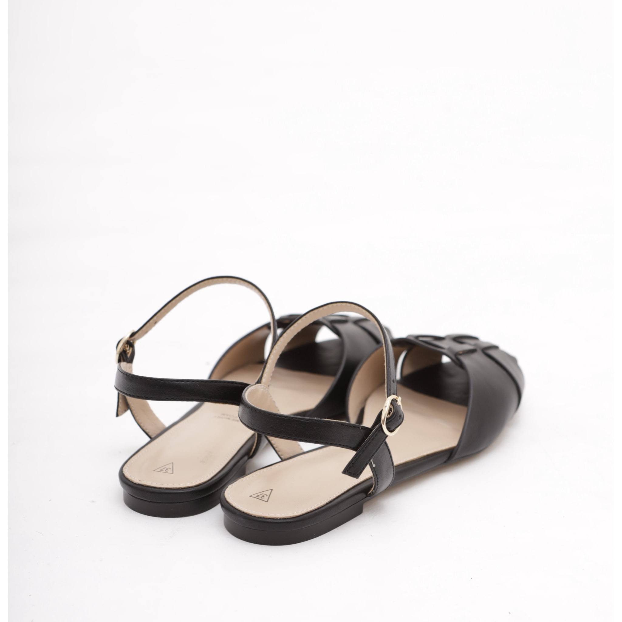 DECOLLETE' PIXIE FLAT CHOCOLA' NERO