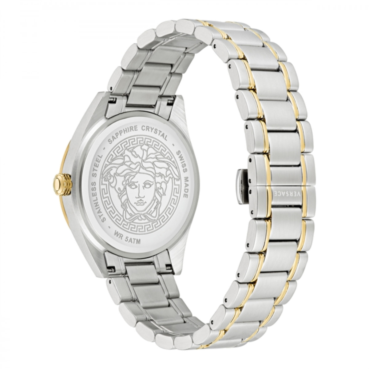 Reloj Versace VE6A00523 Hombre Analogico Cuarzo con Correa de Acero inoxidable