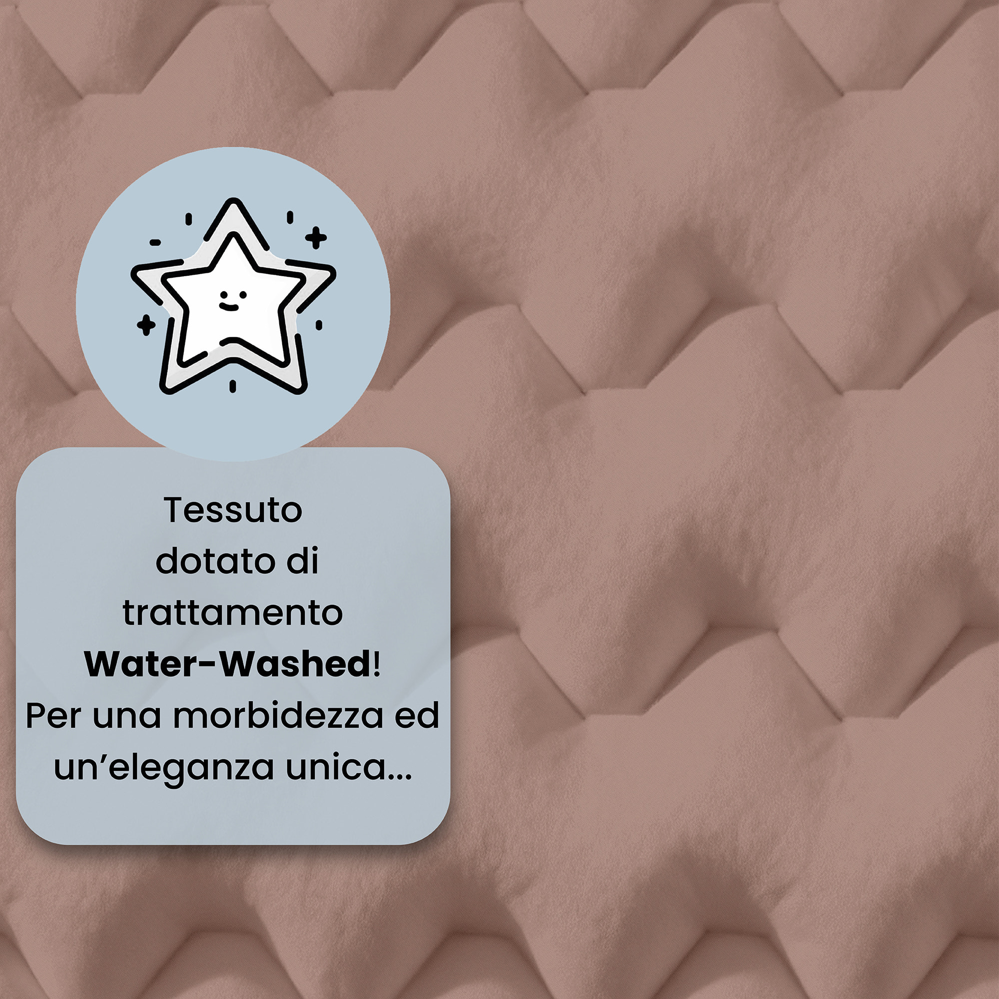 TRAPUNTA INVERNALE WATERWASHED MATRIMONIALE Made in Italy