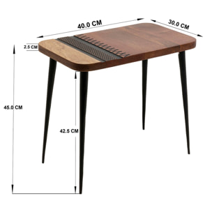 Table d'appoint Medina rectangulaire Kare Design