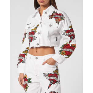 PHILIPP PLEIN Denim Jacket LOVE