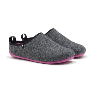 Zapatillas De Casa Lanna Woman Morado & Grafito