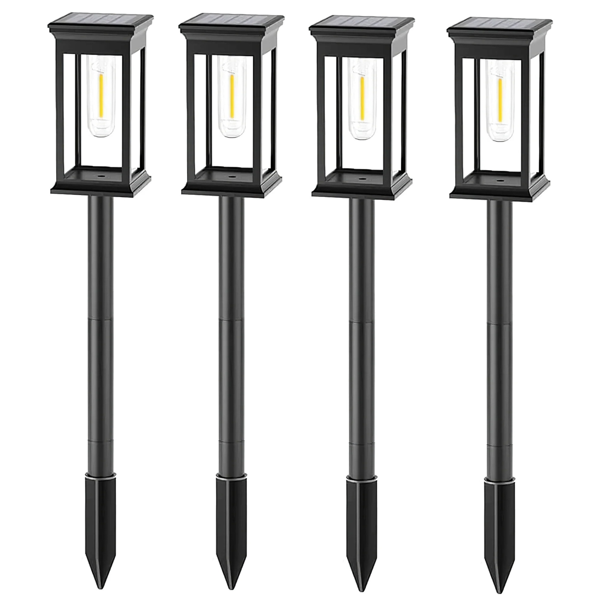 4 Balise solaire à piquer LUZY H34CM