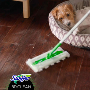 12x7 Lingettes Sèches 3D Clean Swiffer