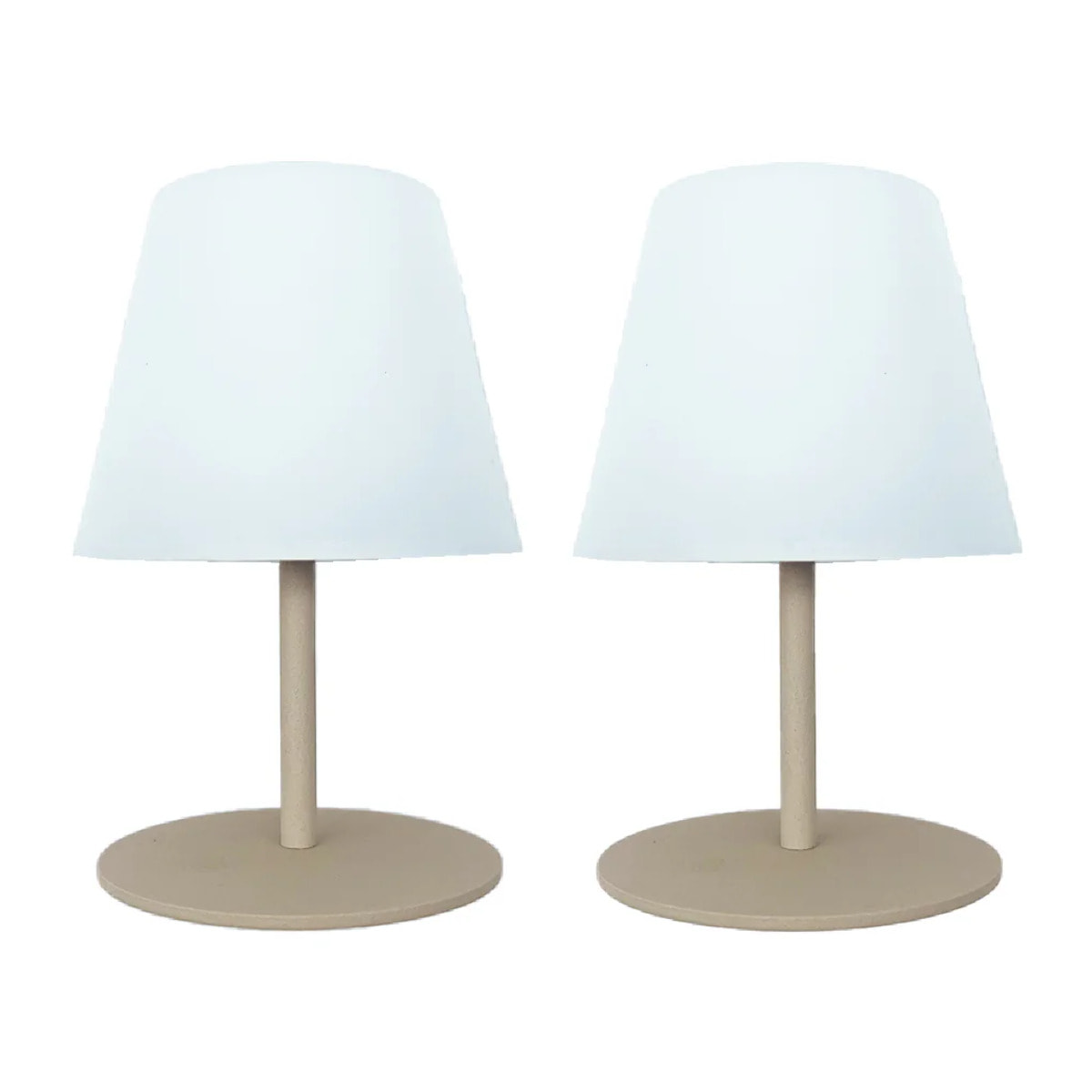 2 Lampe de table sans fil TWINS H16CM