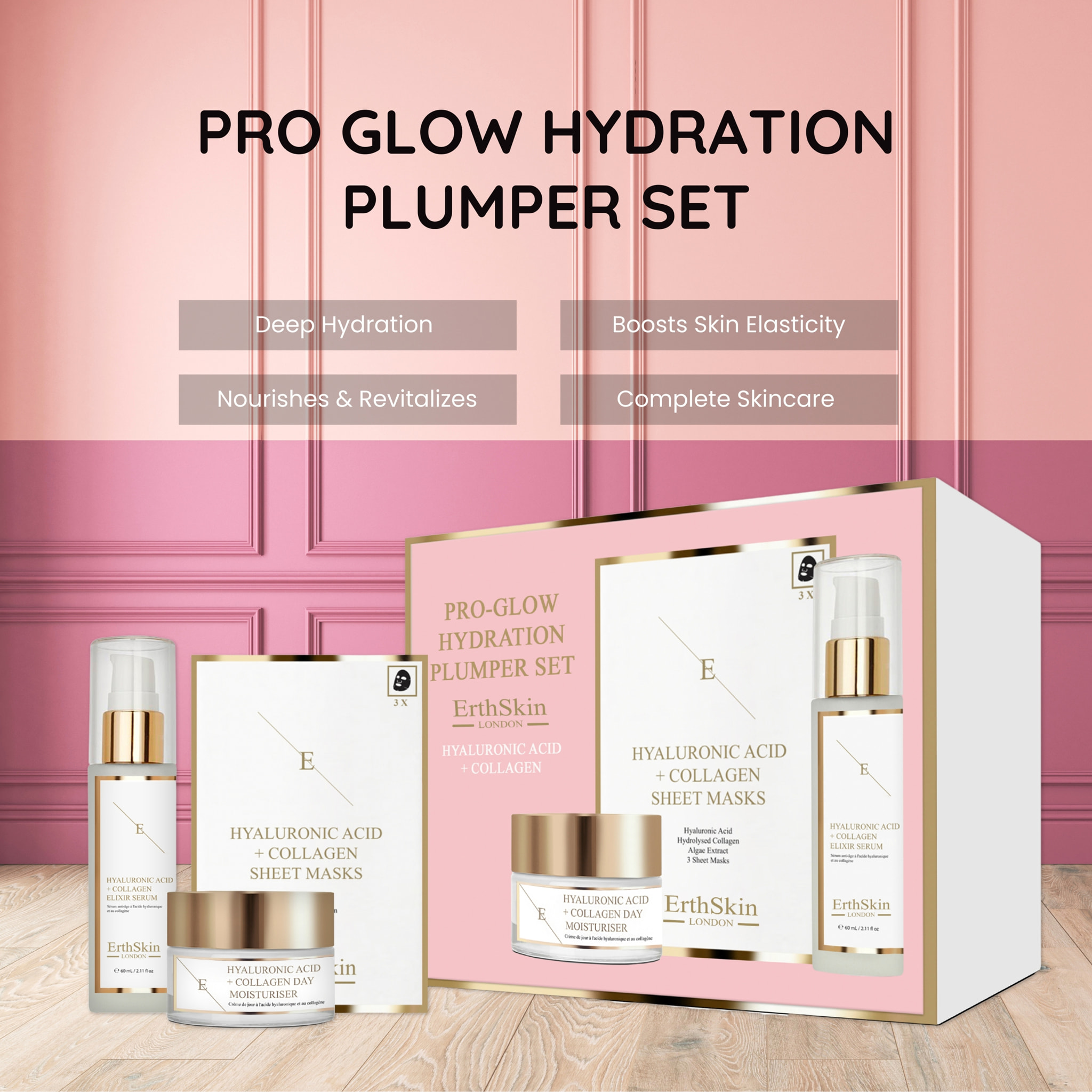 Kit de hidratación voluminizadora Pro Glow