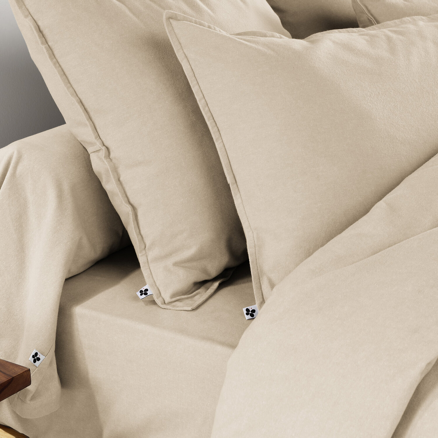 Drap housse 100% flanelle de coton - orage