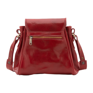 Borsa a secchiello  da donna In Vera pelle Made in Italy 24x24x14 cm