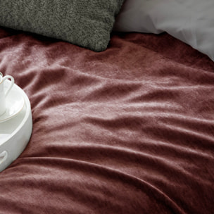 Housse de couette velvet terracota