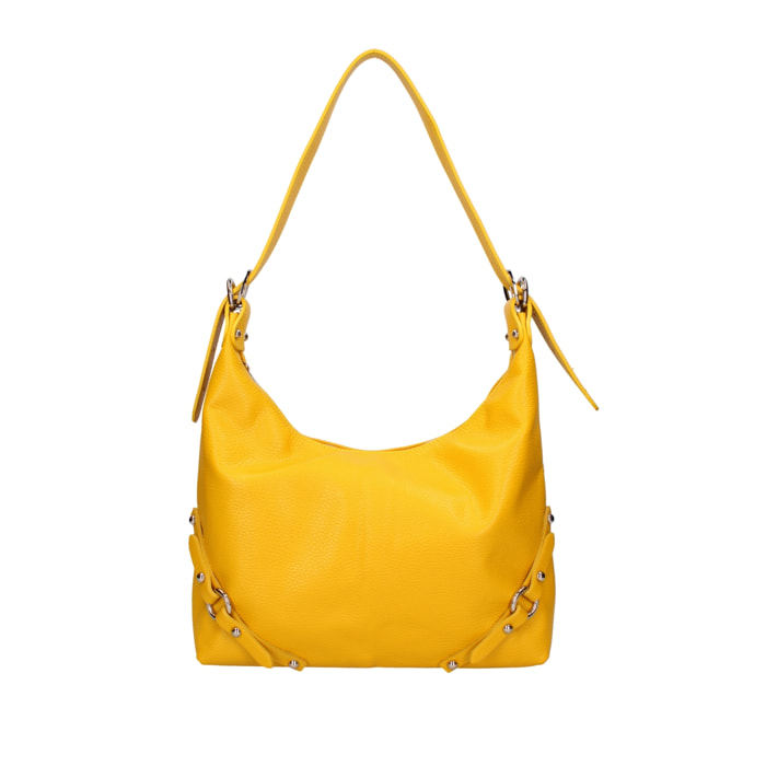 Borsa a spalla da donna In Vera pelle Made in Italy 30x30x9 cm