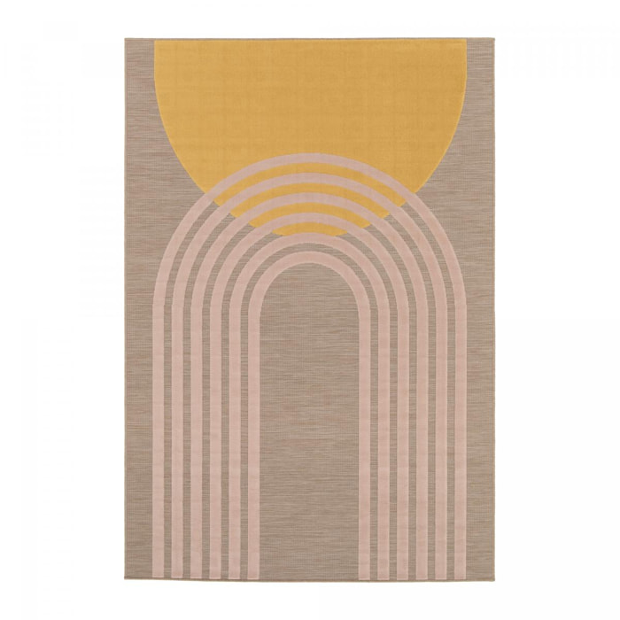 Tapis extérieur tissé kilim rectangle GOVU