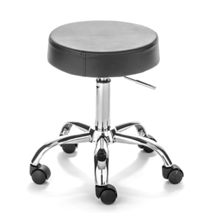 Tomasucci sgabello per scrittoio TIZIO BLACK nero