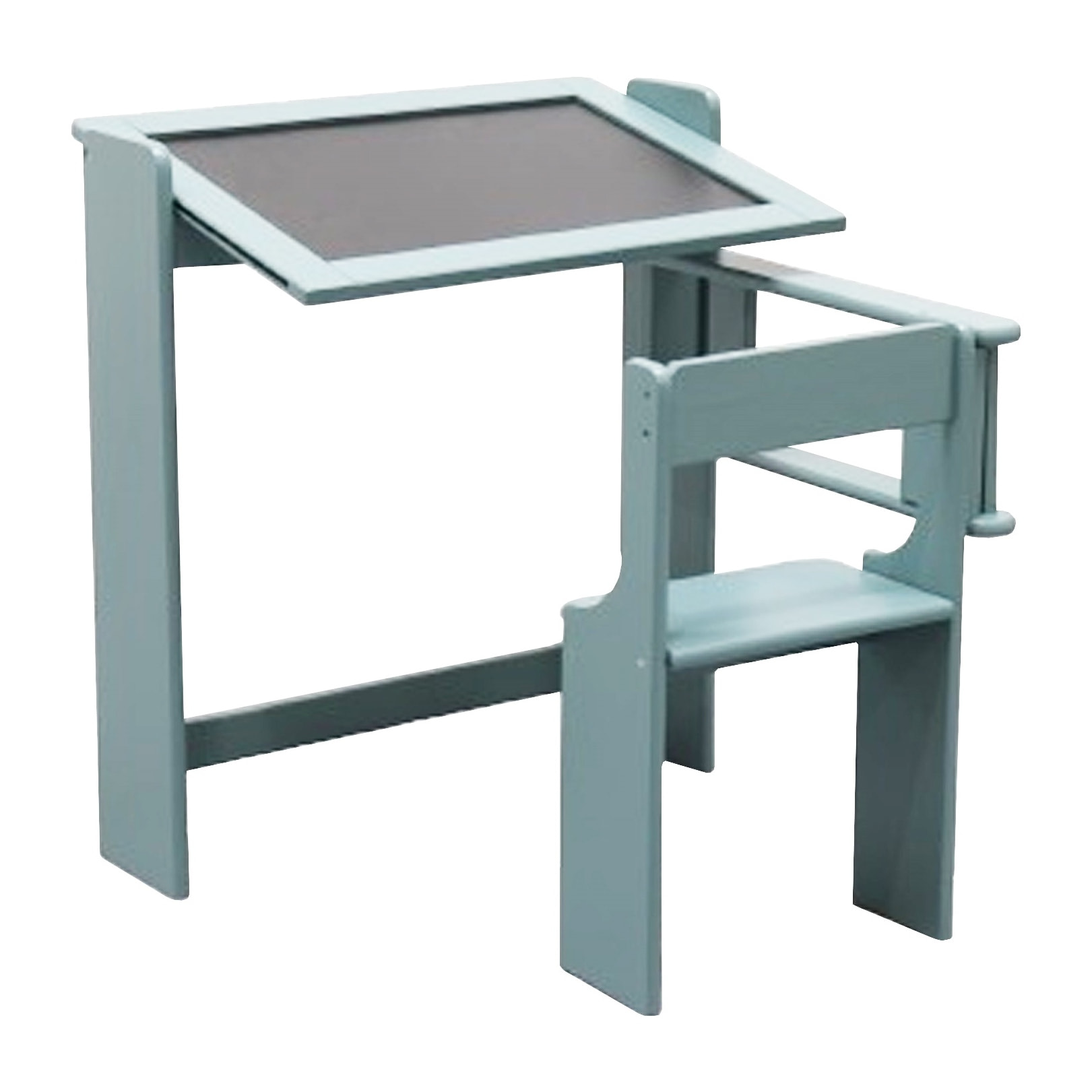 Pupitre pizarra infantil plegable color verde