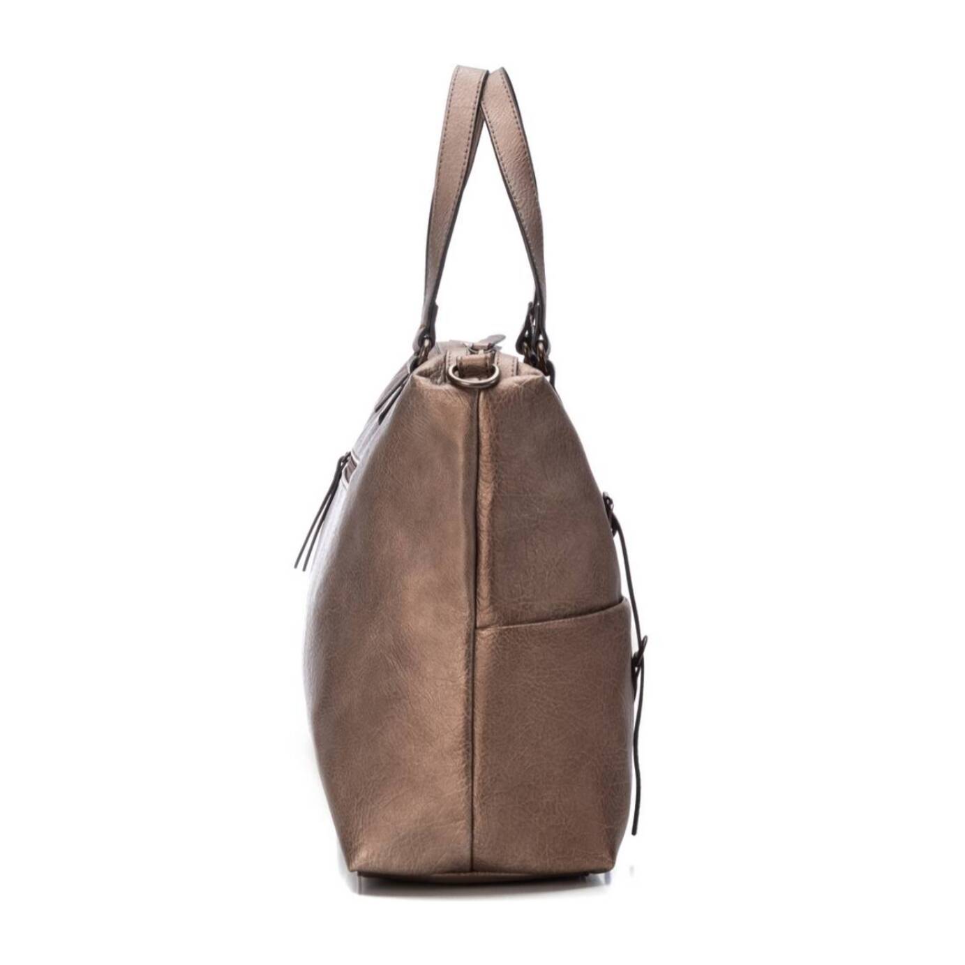 Bolso hombro bronce