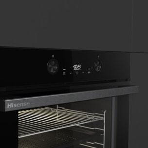 Four encastrable HISENSE BI64223EPBG - Pyrolyse, Mode Pizza 300 C, Air Fry, Cavité EvenBake, 77L