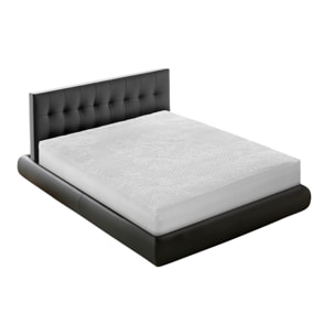 Traversa Coprimaterasso Per Letto In Spugna 100% Cotone Jacquard Made In Italy Angoli Elasticizzati 450gr/mq