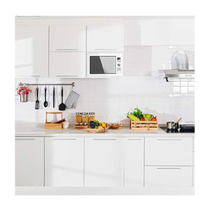 Microonde da incasso con piatto GrandHeat 2590 Built-In White Cecotec