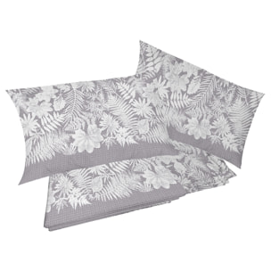 Completo letto clorofilla beige 100% cotone