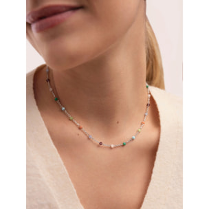 Collana Crystals Colors Acier