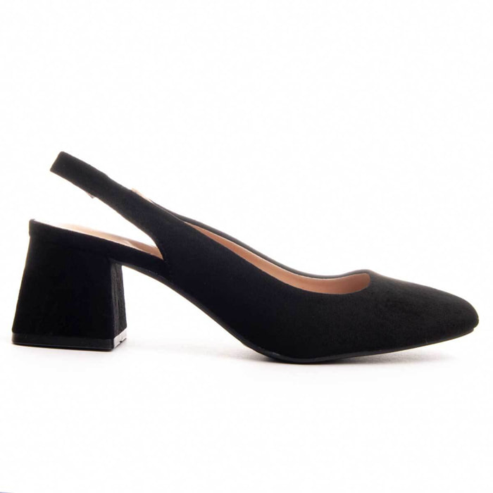 Zapatos De Tacón - Negro - Altura: 5 cm