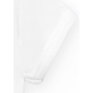 Body bebé manga corta cuello polo