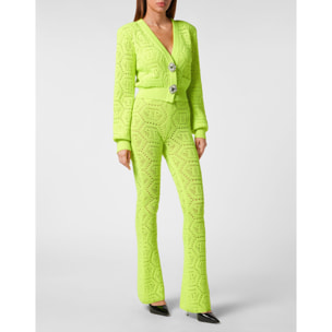 PHILIPP PLEIN Flare Trousers MONOGRAM