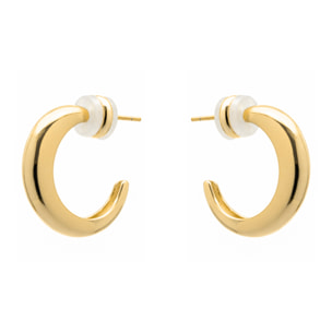 Pendientes Reya acabado oro amarillo 18k