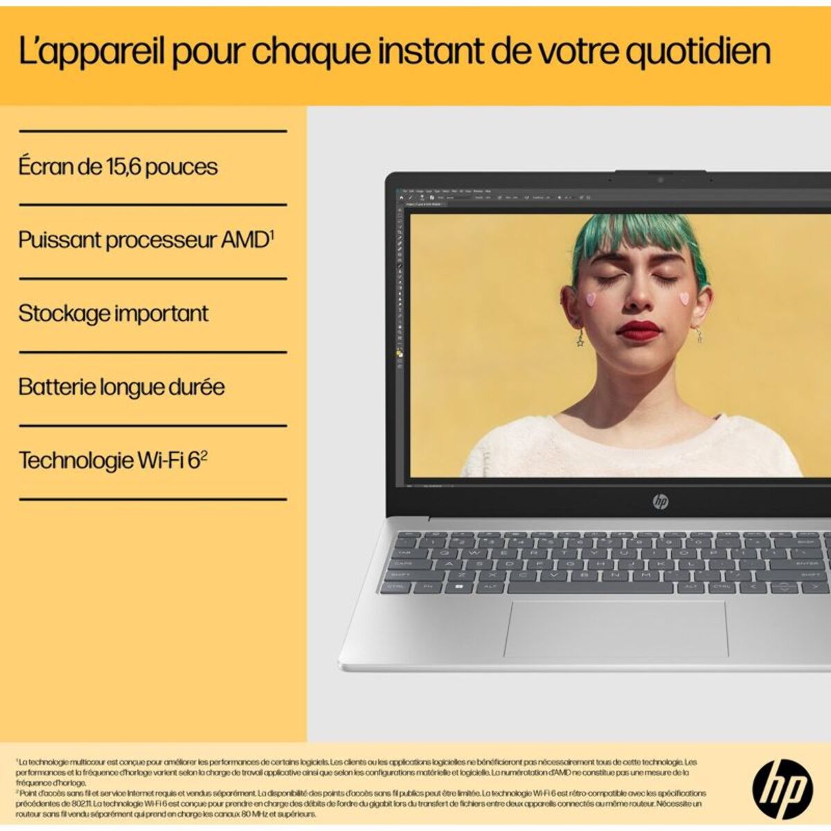 Ordinateur portable HP 15-fc0091nf