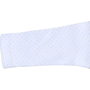 Body cruzado bebé manga larga topos