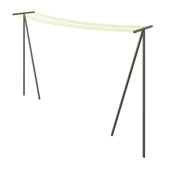 Etendoir à linge extérieur Trigano Windy Gris - 60m de fil