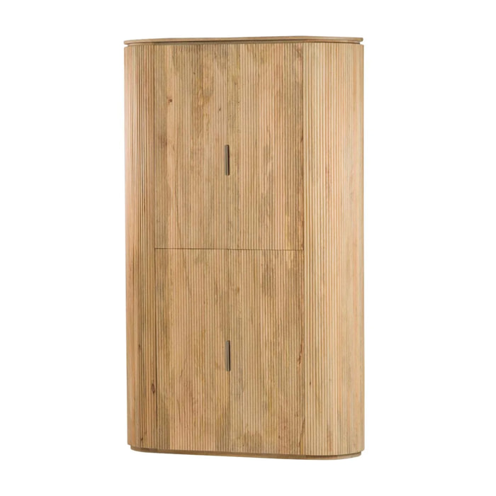 Cabinet Madera Mango Marron Myra 120x45x200 Cm