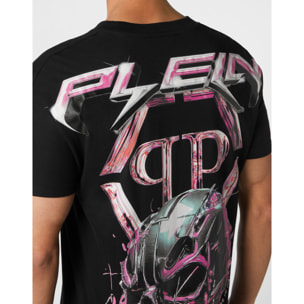 PHILIPP PLEIN T-shirt girocollo a maniche corte CHROME