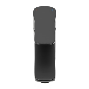 Cube Way mitigeur de lavabo à levier sur pied, sans vidage, noir mat (CU271MC)