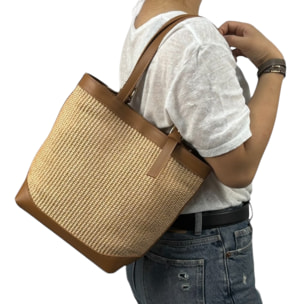 Bolso de hombro Cheval Firenze Cannes Camel