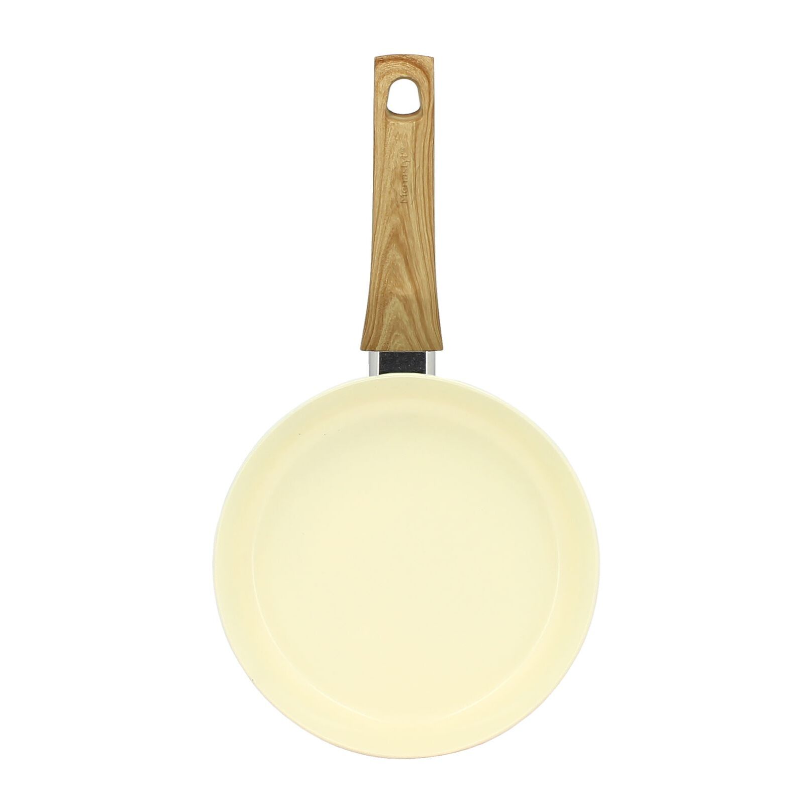 Poêle 20cm avec revêtement céramique crème - tous feux COLORAMA
