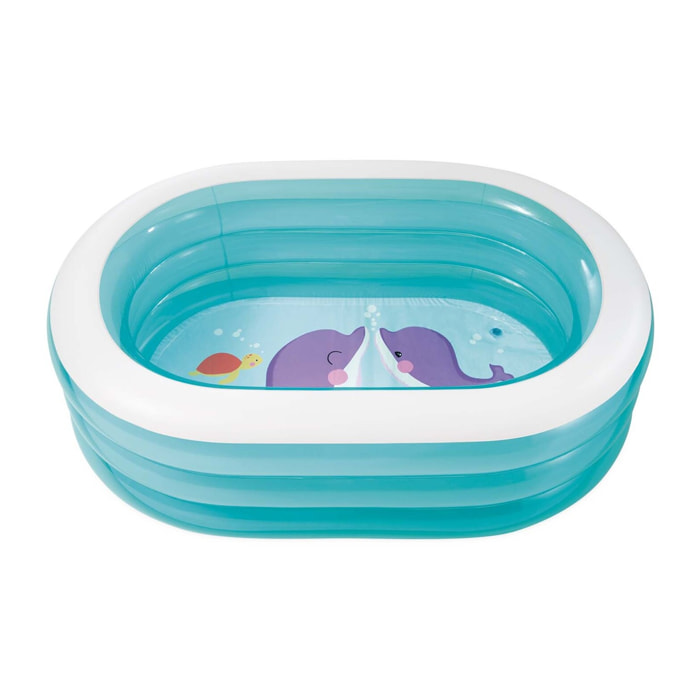 Intex Piscina Baby Ovale, Colori Assortiti, 163x107x46 cm