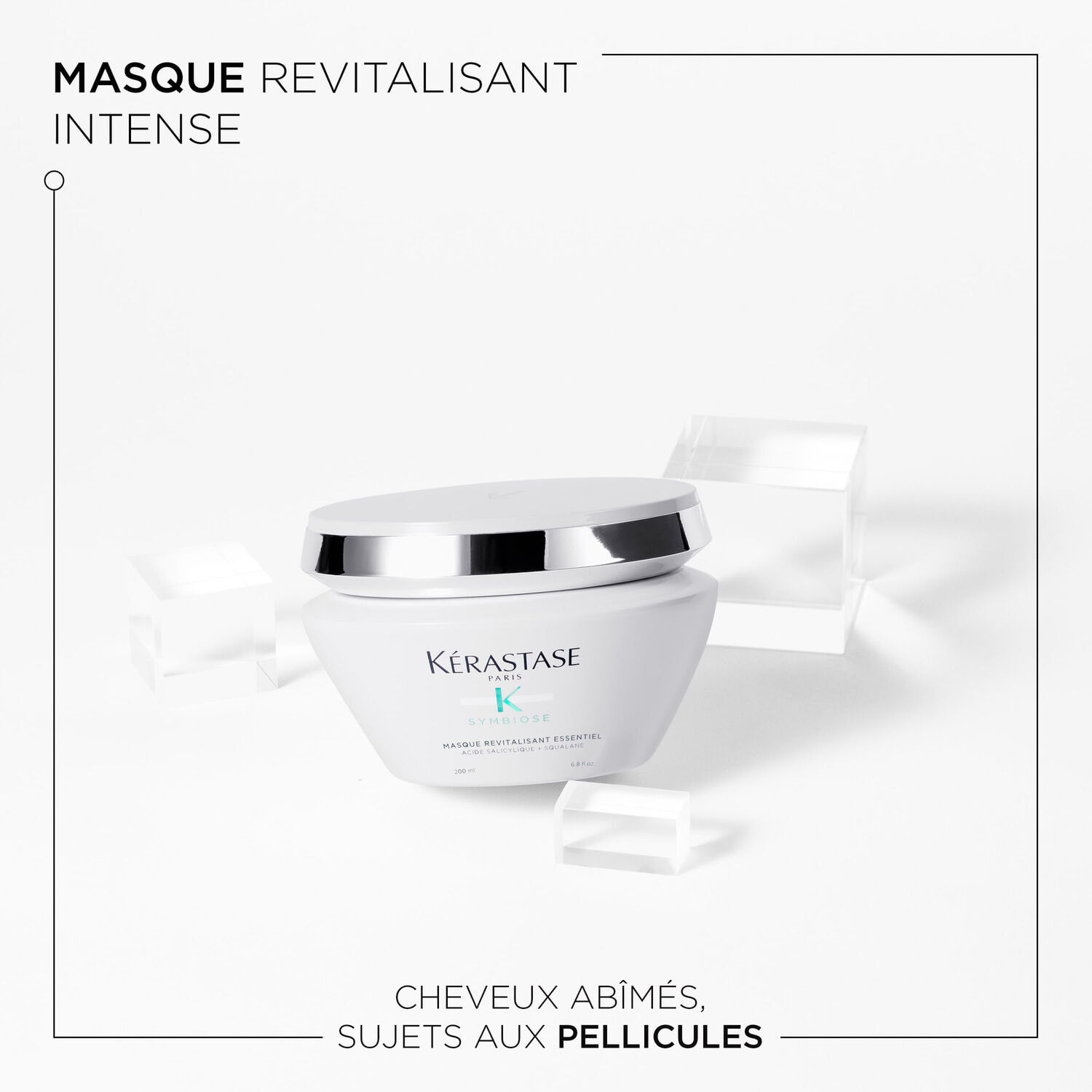Symbiose - Masque revitalisant pour cheveux à tendance pelliculaire 200 ml