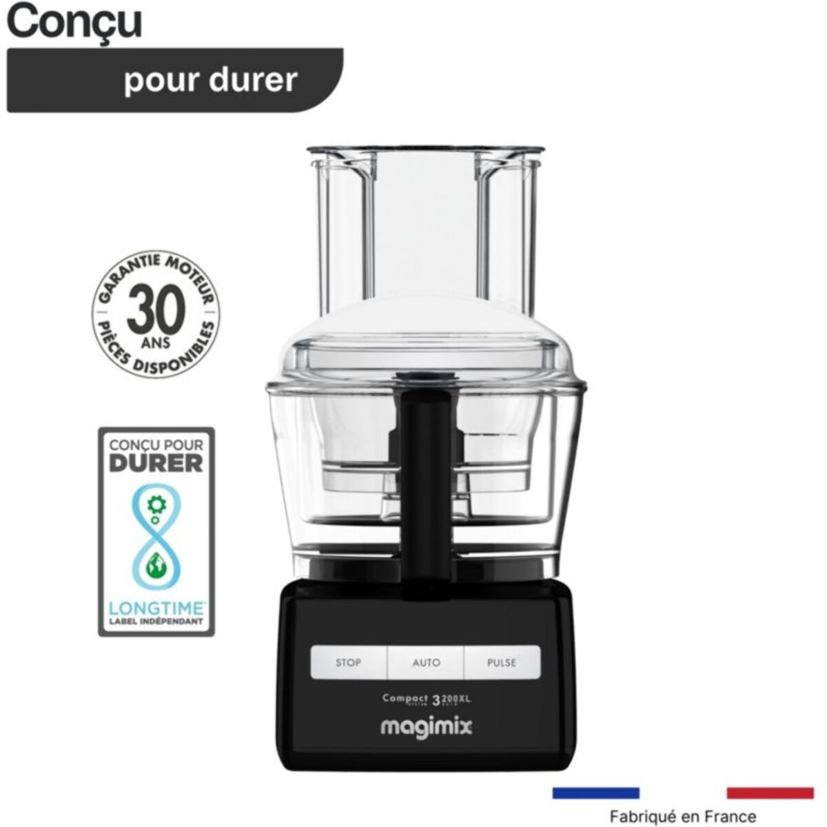 Robot multifonction MAGIMIX 18373F CS 3200 XL Noir