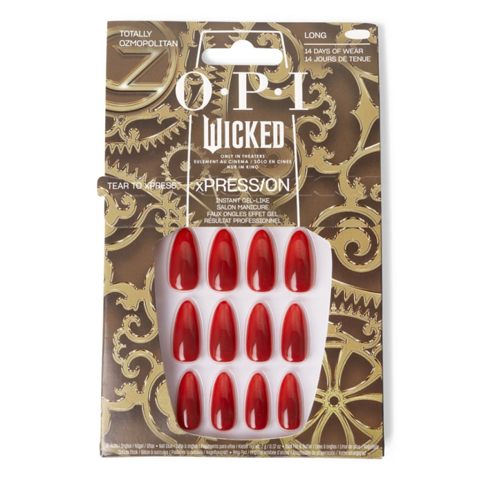 xPRESS/ON - Totally Ozmopolitan - Faux ongles réutilisables, effet gel - Jusqu'à 14 jours de tenue