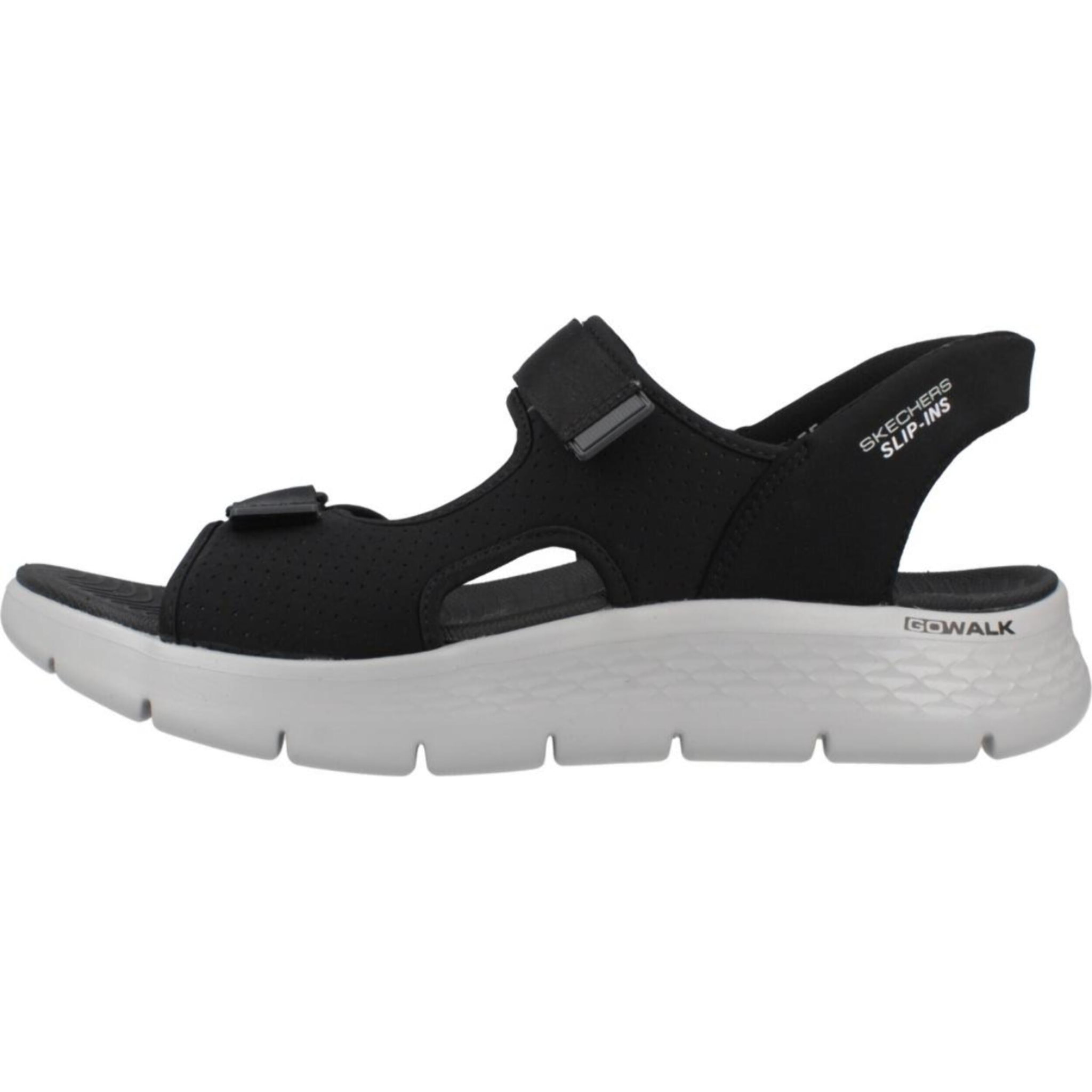 Sandalias Hombre Slip-ins Go Walk Flex Negro