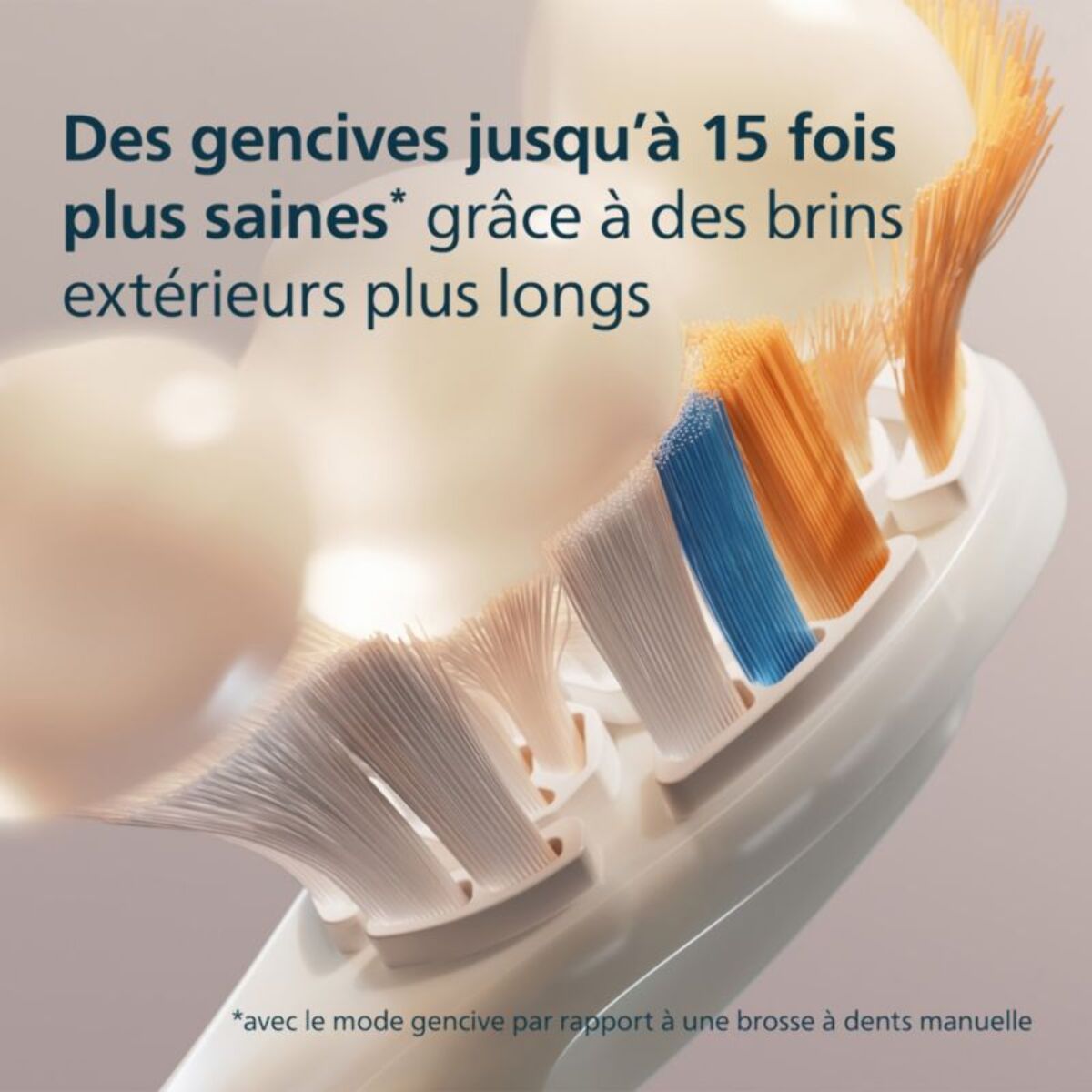 Brossette dentaire PHILIPS Sonicare lot de 2 - HX9092/87 white Premium All-in-One A3