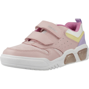 Zapatillas Niña de la marca GEOX  modelo J ILLUMINUS GIRL ROSA