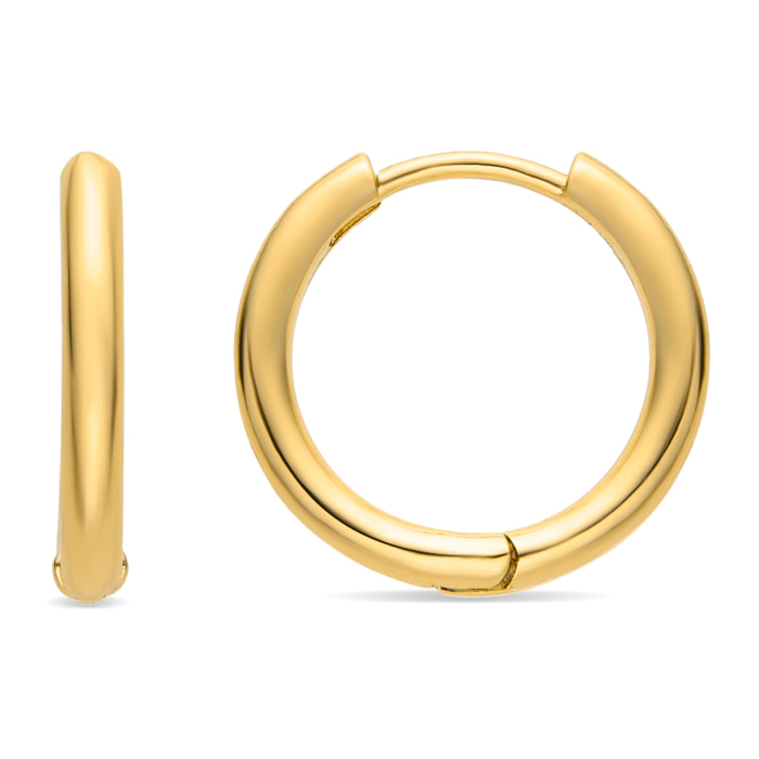 Pendientes acabado oro 18K